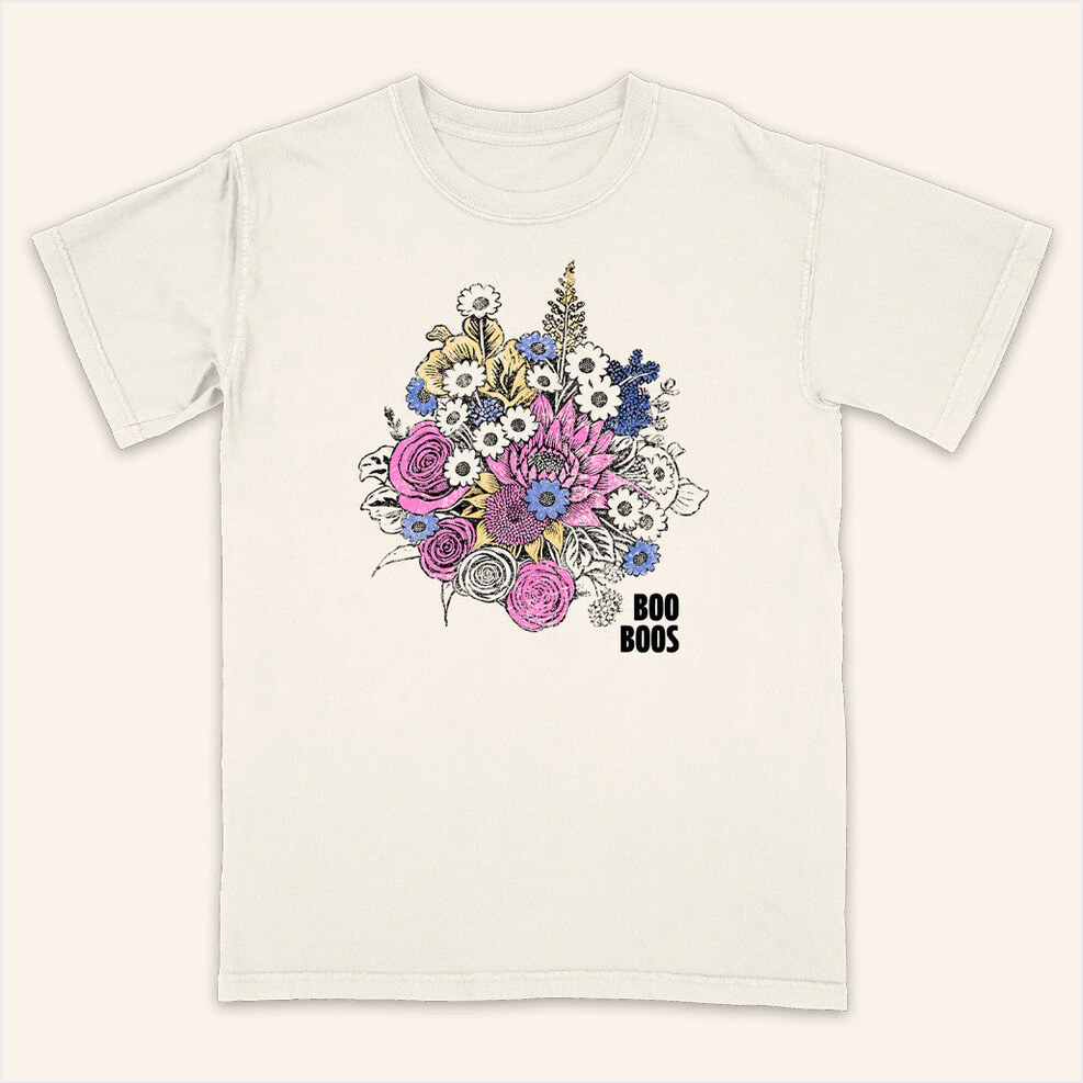 Boo Boo's Flowers T-Shirt Hello Merch Birthday Gifts For Friends Christmas Presents