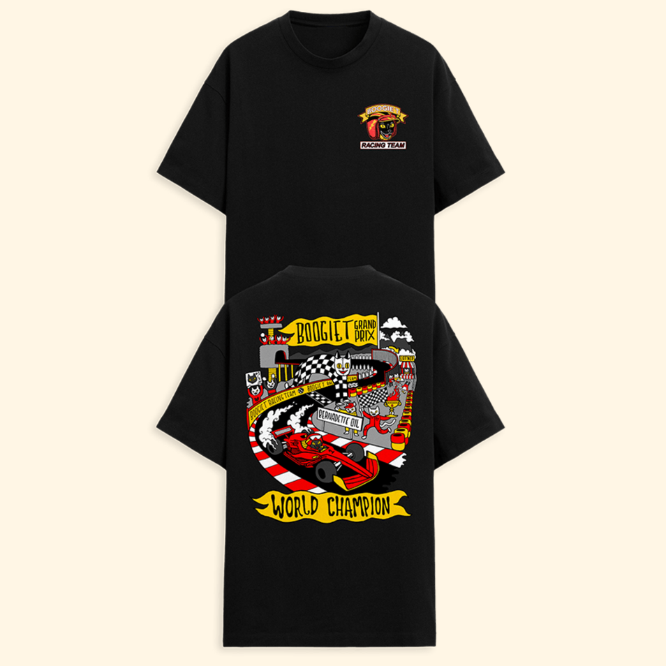 Boogie T Grand Prix T-Shirt Boogie T Merch Father's Day Presents For Dad To Be