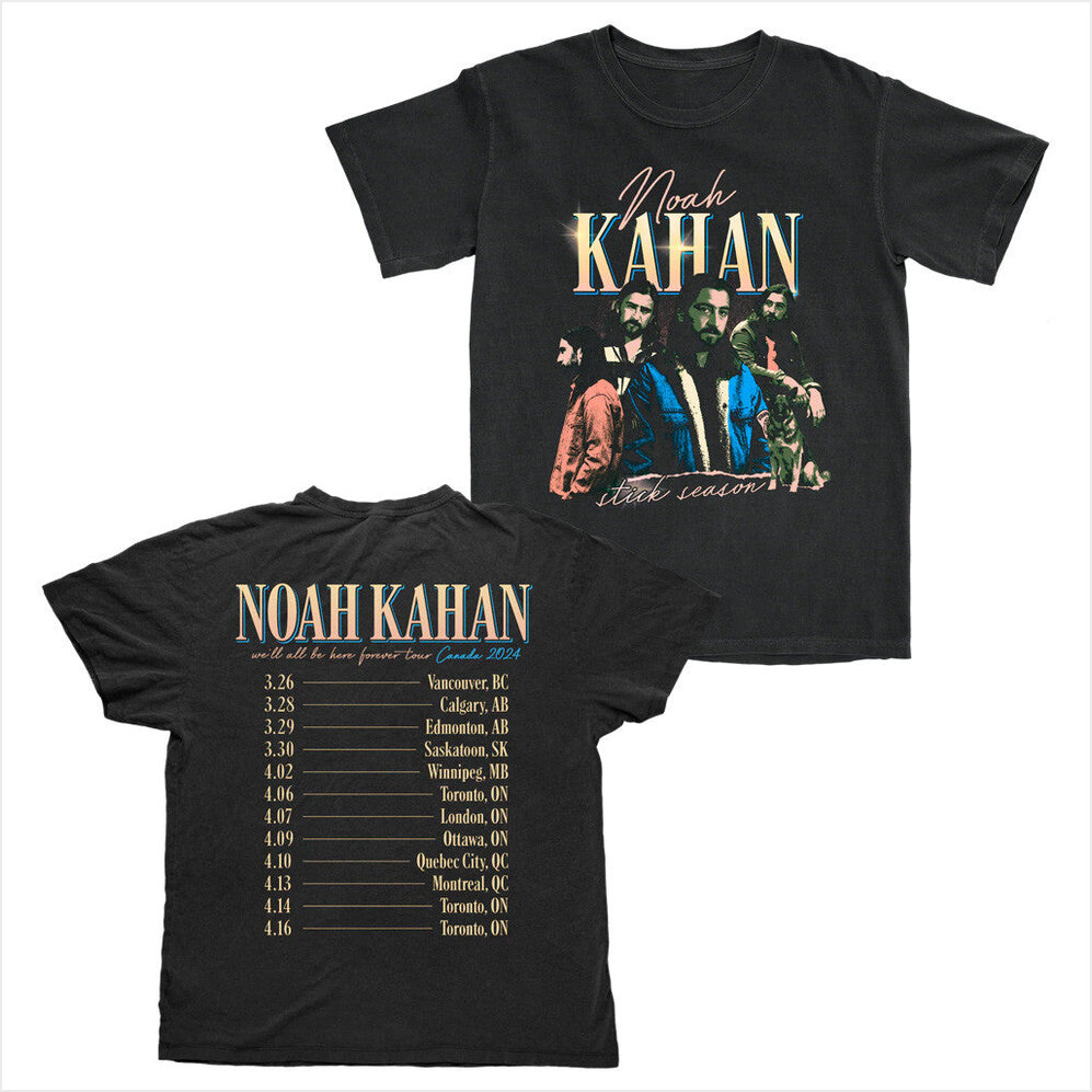 Bootleg Canada Tour T-Shirt Noah Kahan Merch Gift Ideas For Music Lovers Gifts For Besties