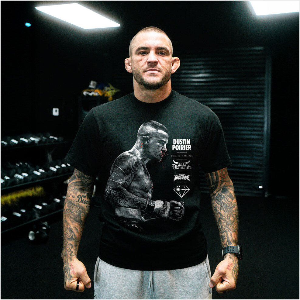 Born To Fight T-Shirt Full Violence X Dustin Poirier Merch Gifts For Fans Best Friend Gifts