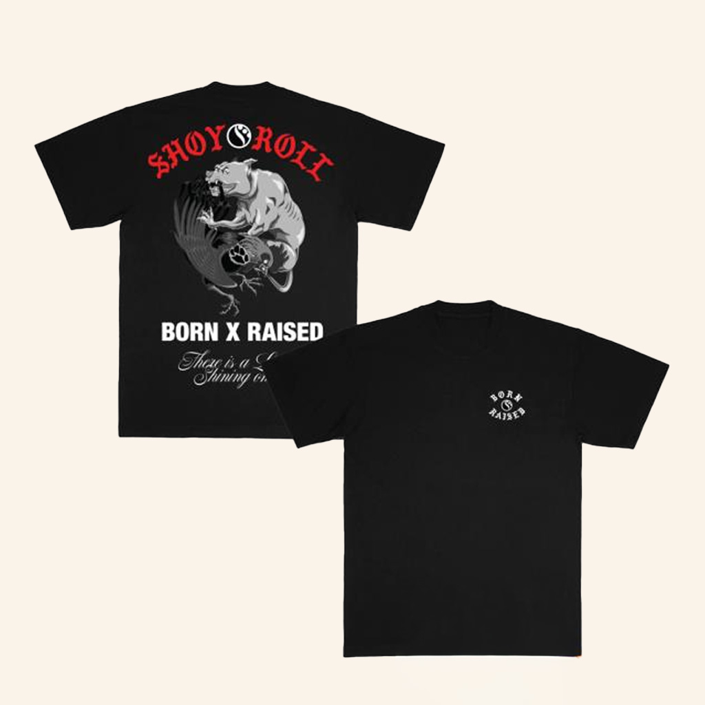 Born X Raised Shoyoroll Balance T-shirt Black Born X Raised Merch Gifts For My Brother