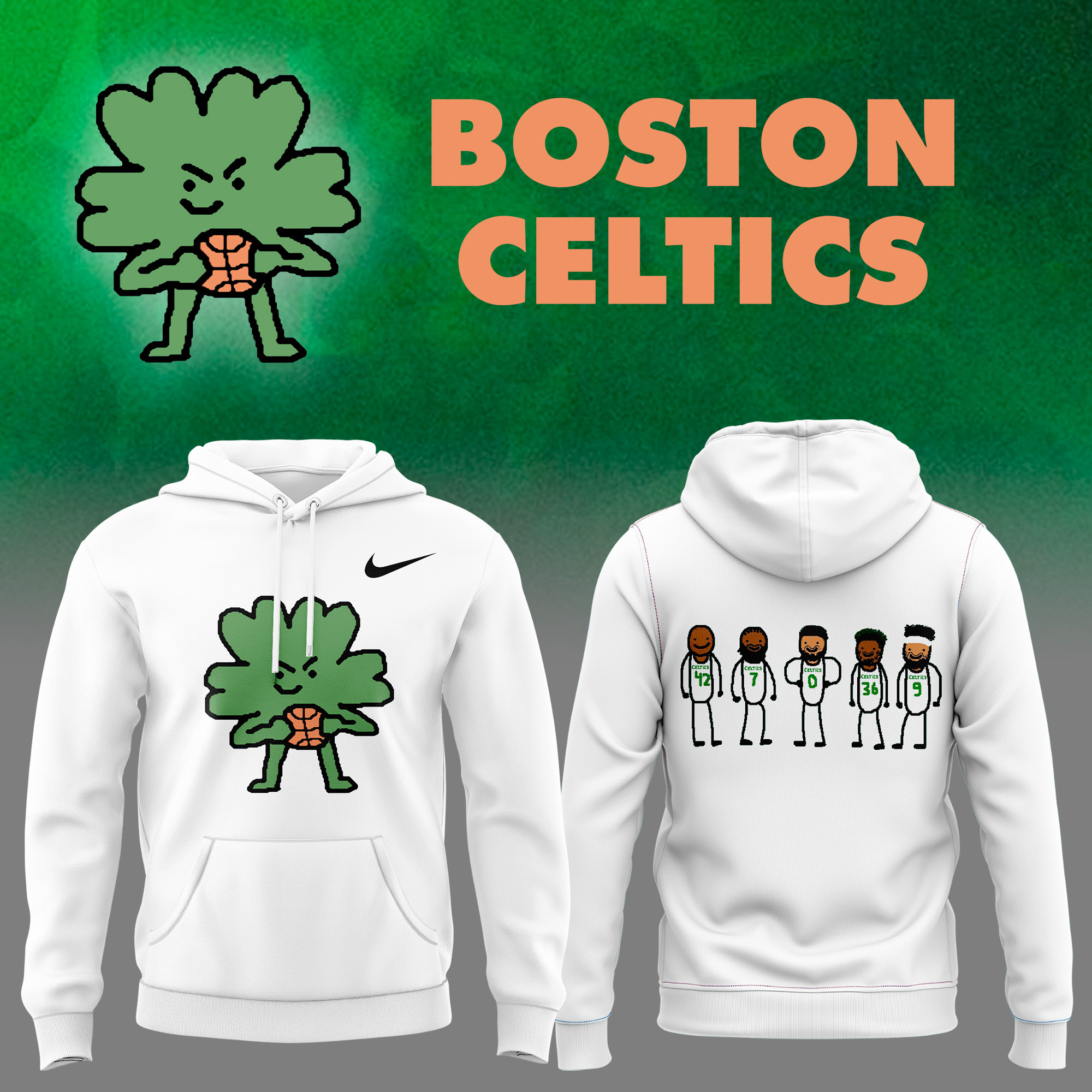Boston Celtics New Design Logo 2025 Hoodie Perfect Gift For Fans