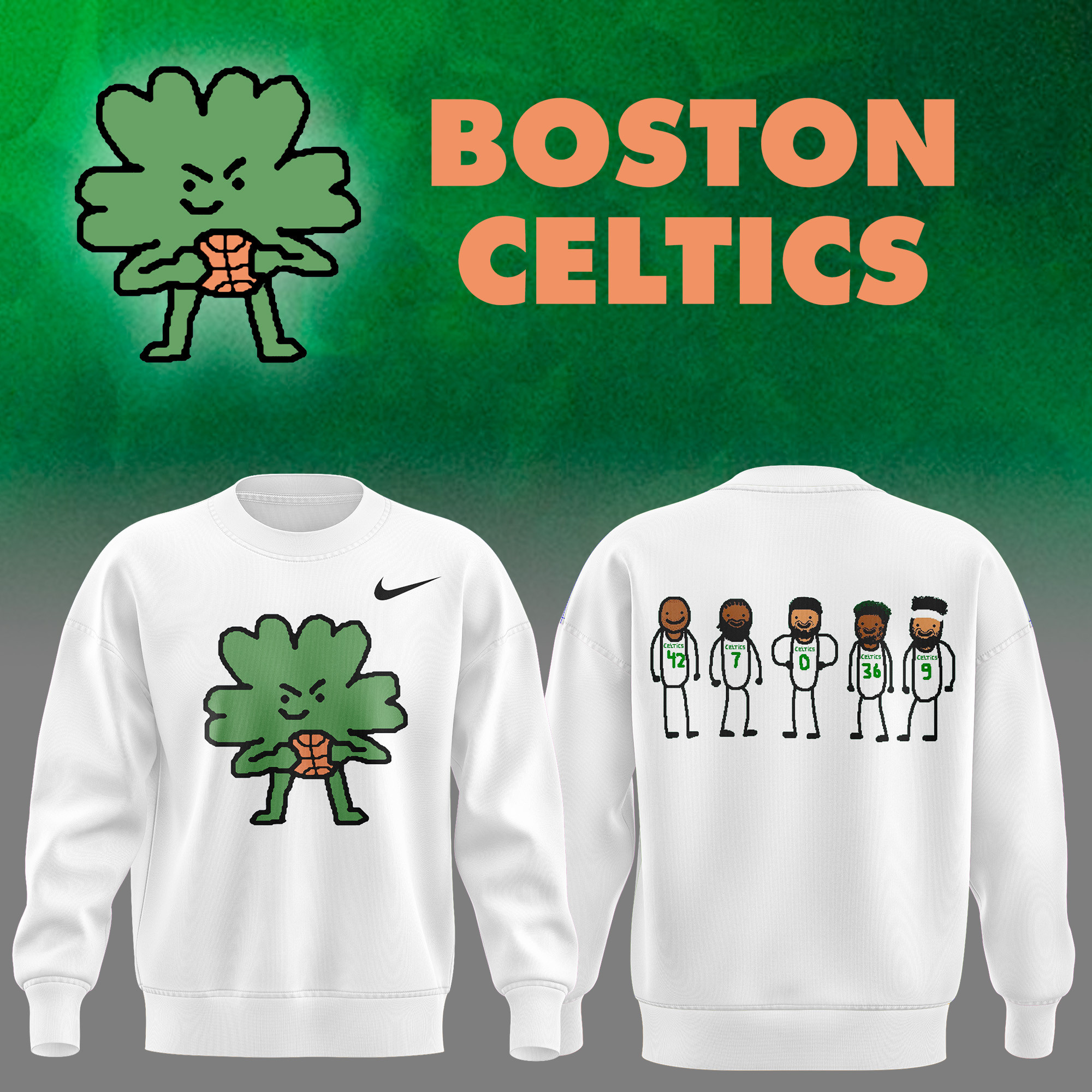 Boston Celtics New Design Logo 2025 Sweatshirt Perfect Gift For Fans