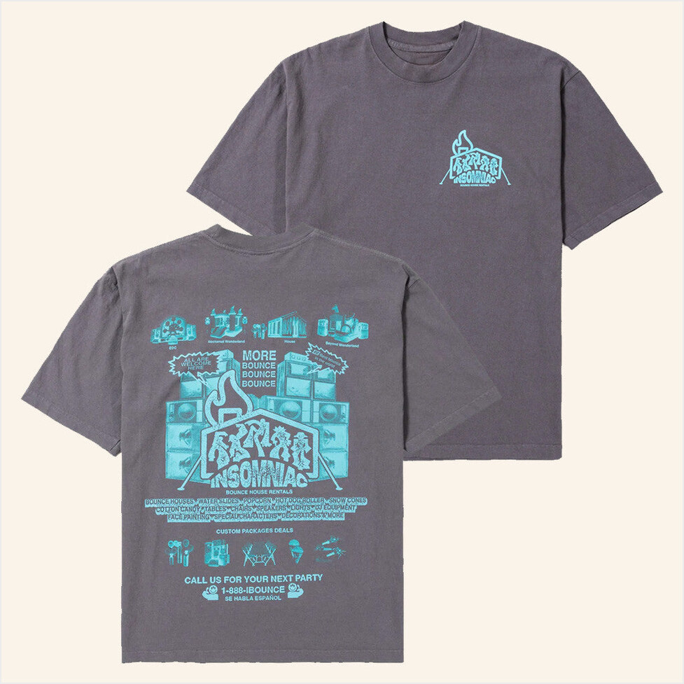 Bouncy House SS T-Shirt Insomniac Merch Best Birthday Gifts For Brother BFF Gifts