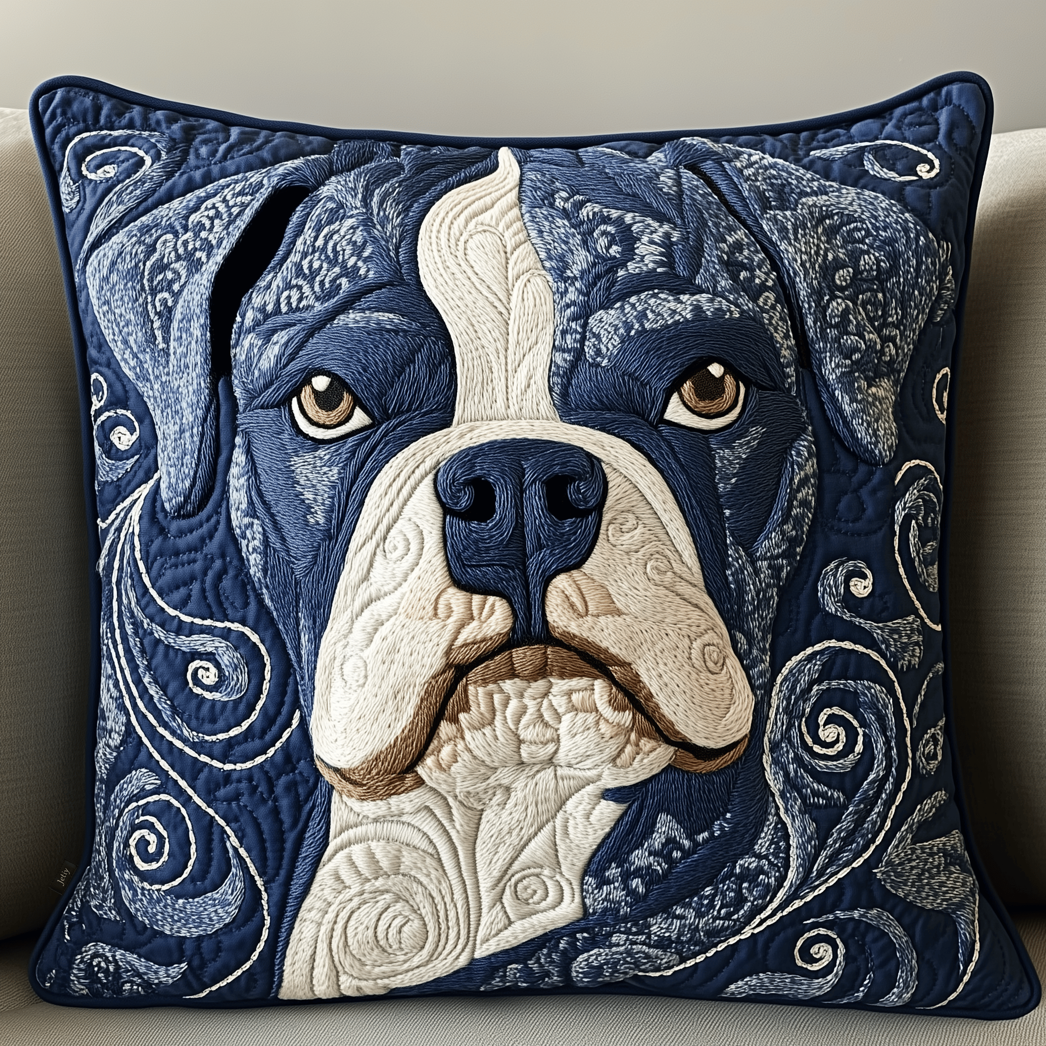 Boxer Dog Quilted Pillow Case Merchandise Boxer Dog Christmas Gifts