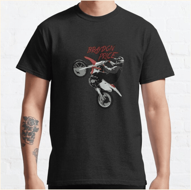 Braydon Price Name T-Shirt Braydon Price Merch Birthday Gifts For Father's Day From Daughter