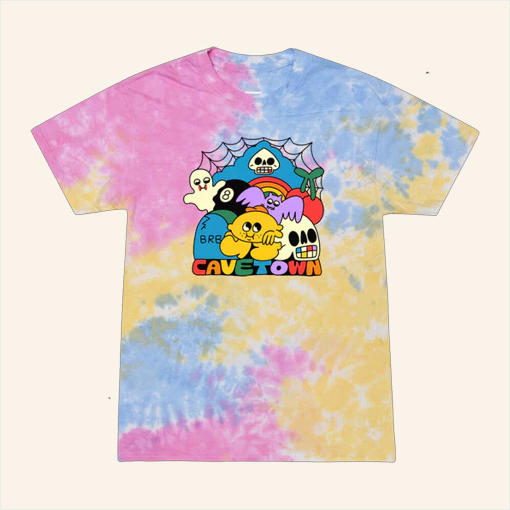 BRB Tie Dye T-Shirt Cavetown Merch Birthday Gifts For Besties Christmas Presents