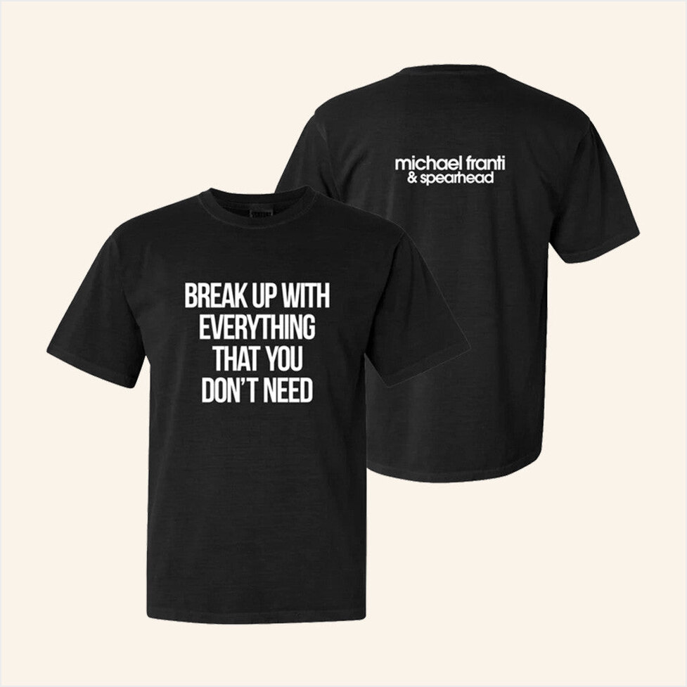 Break Up Black T-Shirt Soulrocker Fam Merch Birthday Gifts For Friends Christmas Presents