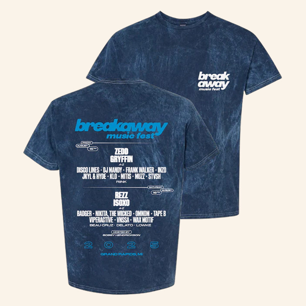 Breakaway Music Festival Merch 2025 Tour Shirt Michigan 2025 T-Shirt Music Lovers Gifts