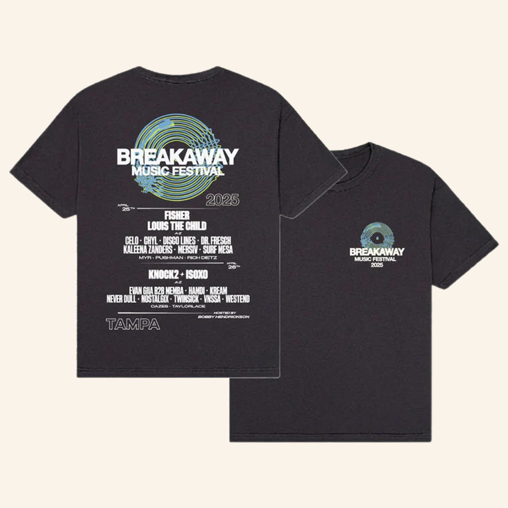 Breakaway Music Festival Merch 2025 Tour Shirt Tampa 2025 T-Shirt Fans Gifts