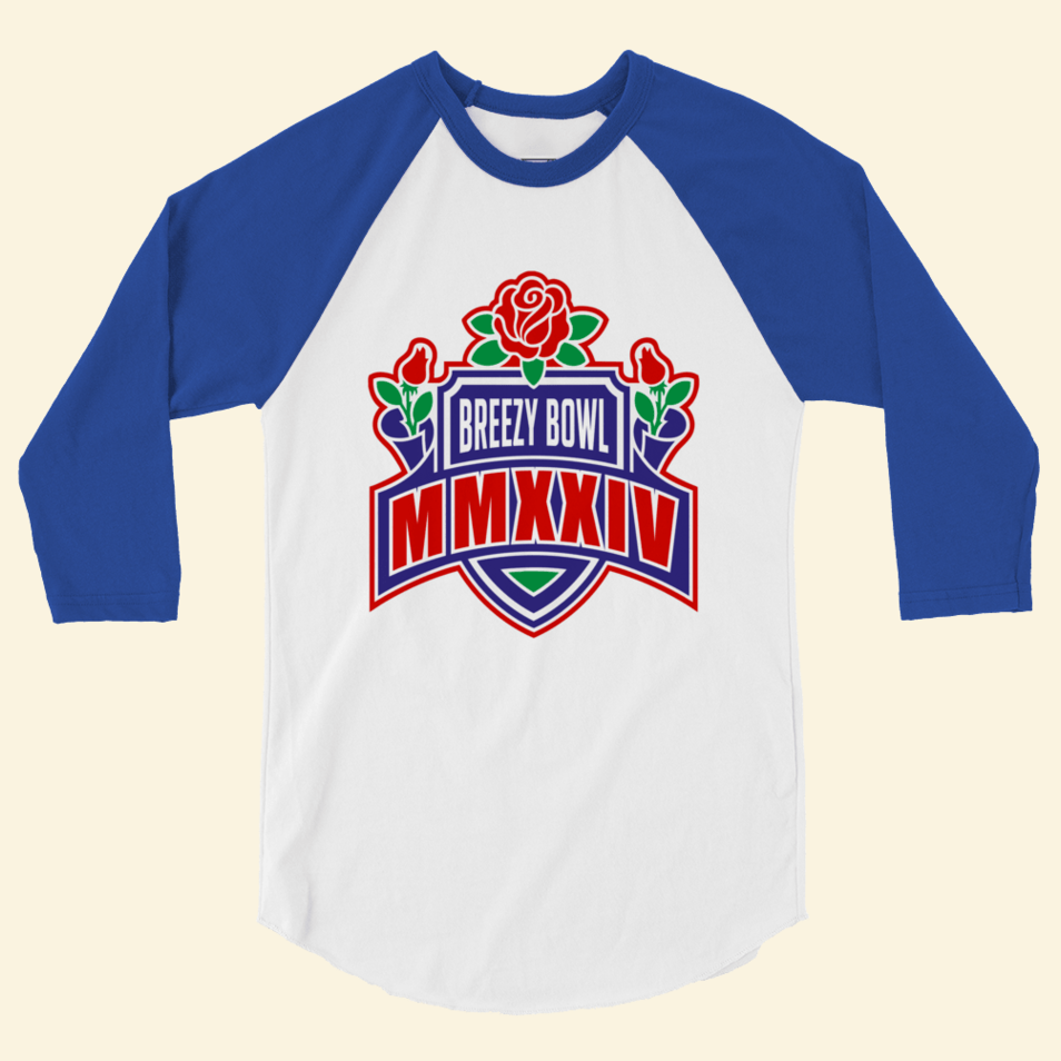 Breezy Bowl 3 4 Sleeve Raglan Shirt Chris Brown Merch Mothers Day Birthday Gifts For Boyfriend