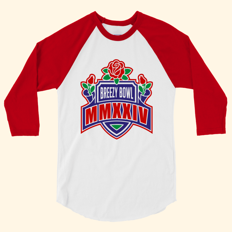Breezy Bowl 3 4 Sleeve Raglan Shirt Chris Brown Merch Online Mother' Day Gifts For Brother
