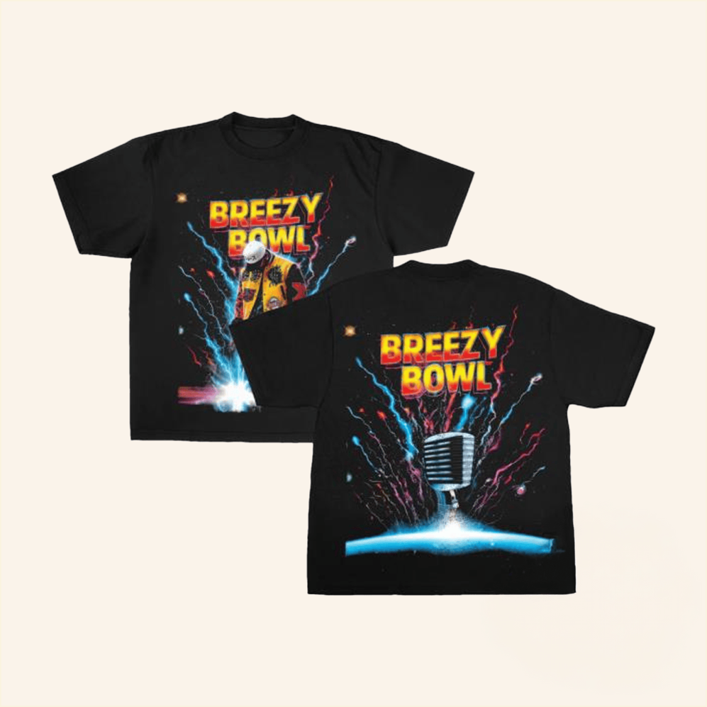 Breezy Bowl Eclipse T-Shirt Chris Brown Merch Birthday Gifts For Dad Best Friend Gifts