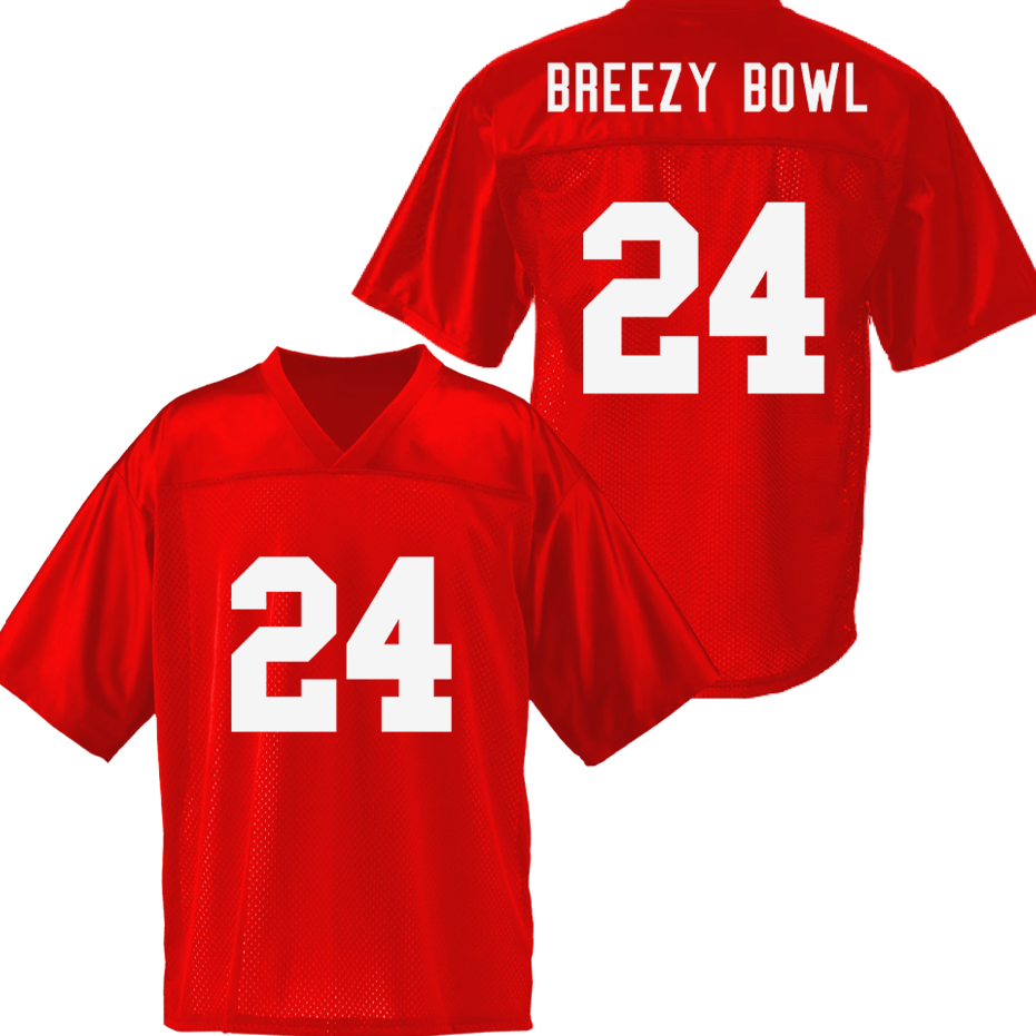 Breezy Bowl Jersey 24 Chris Brown Merch Father's Day Presents For Husband Gift for Brother