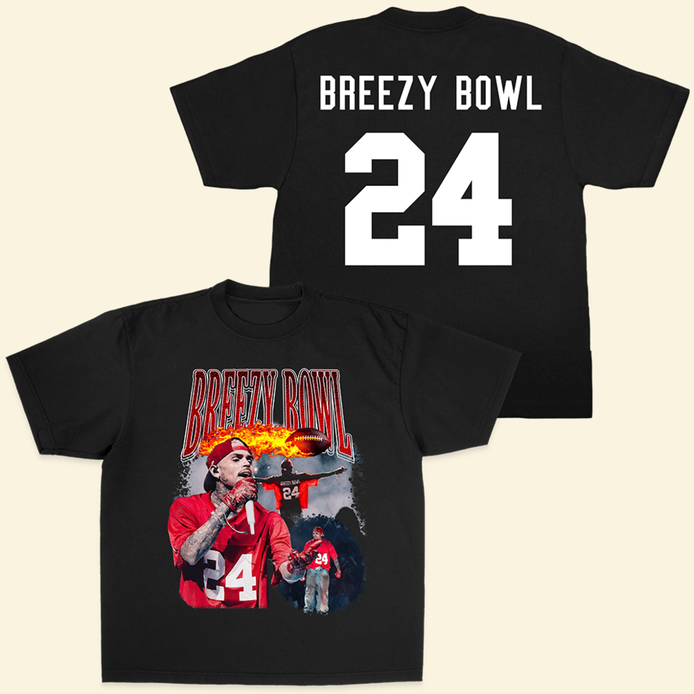 Breezy Bowl Tour S'S T-Shirt Chris Brown Merch Perfect Father's Day Gifts For Best Friend