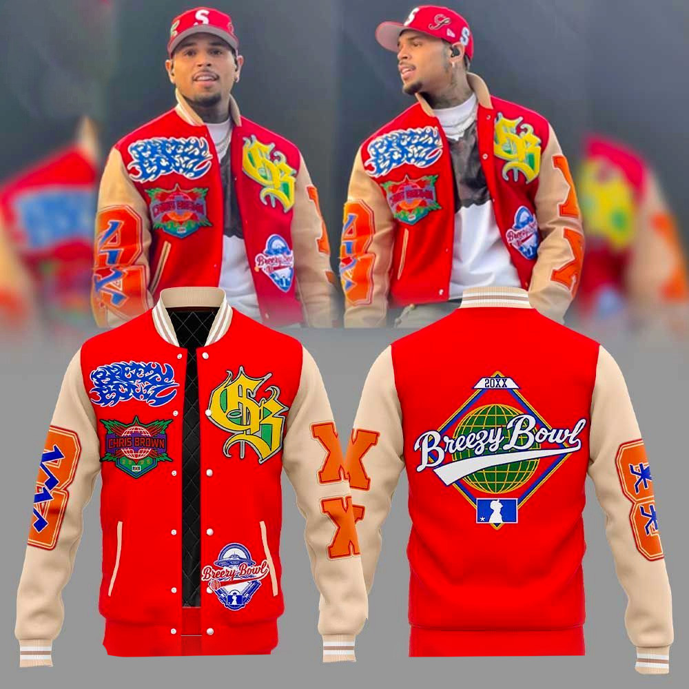 Breezy Bowl XX World Tour 2025 Baseball Jacket Fan Merch Gifts For Husband