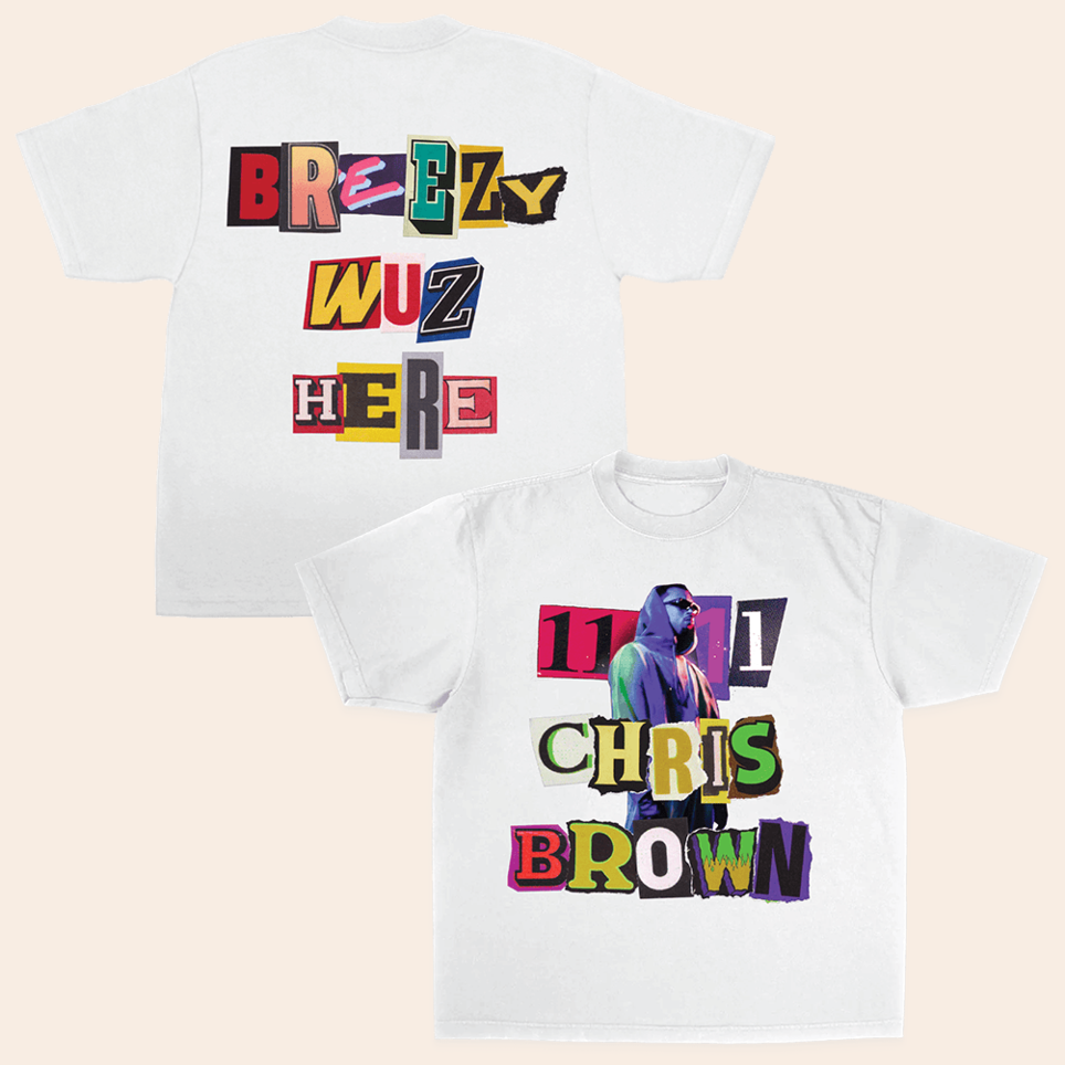 Breezy Wuz Here S'S Shirt Chris Brown Merch Chris Brown T-Shirt Mother's Day Presents