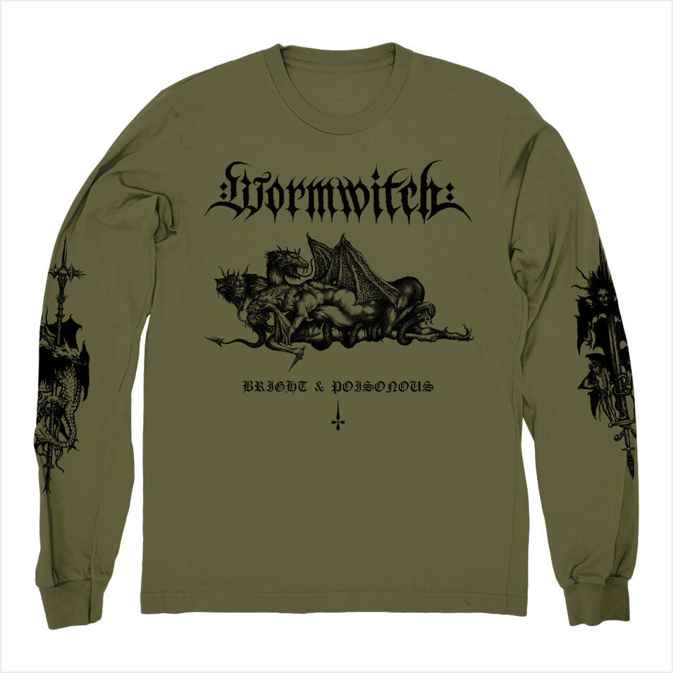 Bright And Poisonous Long Sleeve Shirt Wormwitch Merch Wormwitch Shirt Father's Day Gifts For Metal Music Lovers