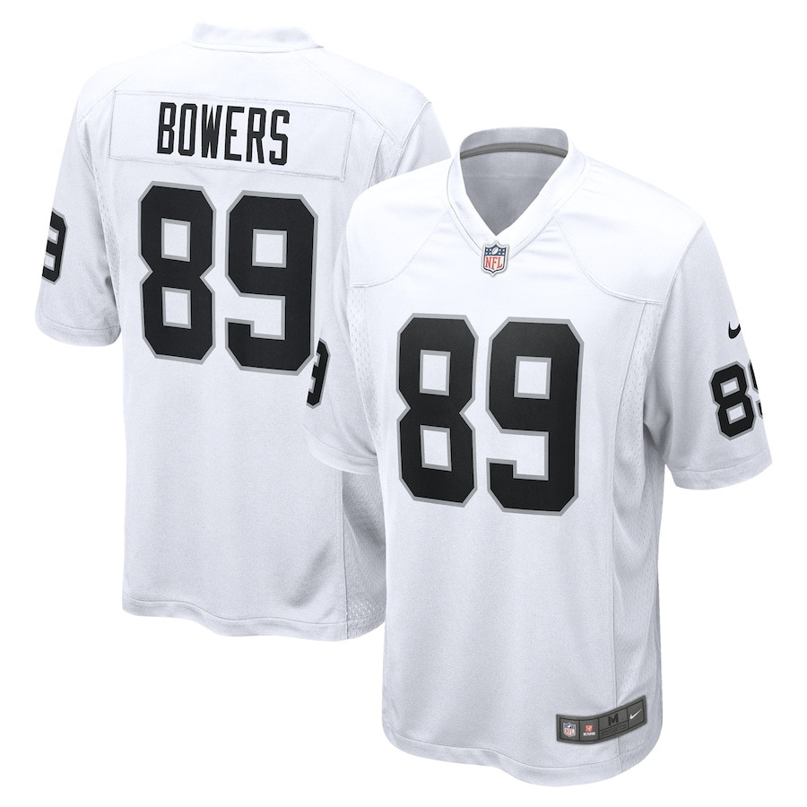 Brock Bowers 89 Las Vegas Raiders Game Men Jersey - White - JS488