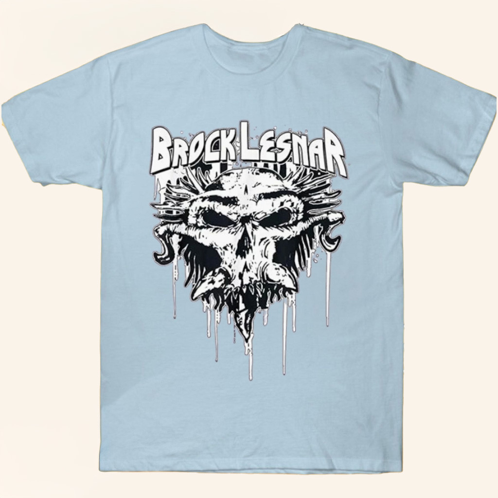 Brock Lesnar Carnage Skull T-Shirt Brock Lesnar Merch Gifts For WWE Fans