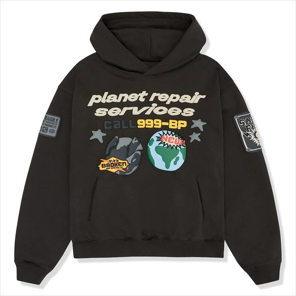 Broken Planet Hoodie Planet Repair Services Call 999 BP Hoodie Birthday Gifts For Besties
