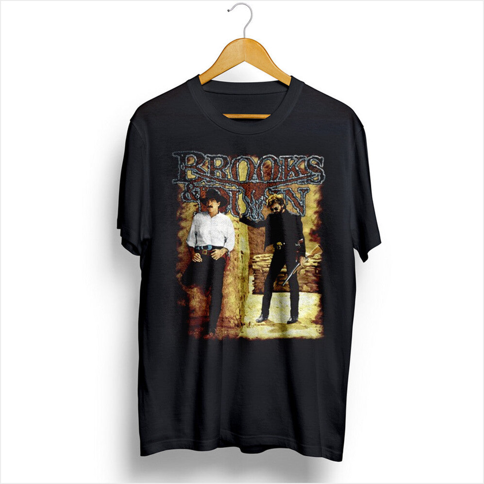 Brooks And Dunn 90's Waitin On Sundown T-Shirt Brooks And Dunn Merch Birthday Gifts For Him