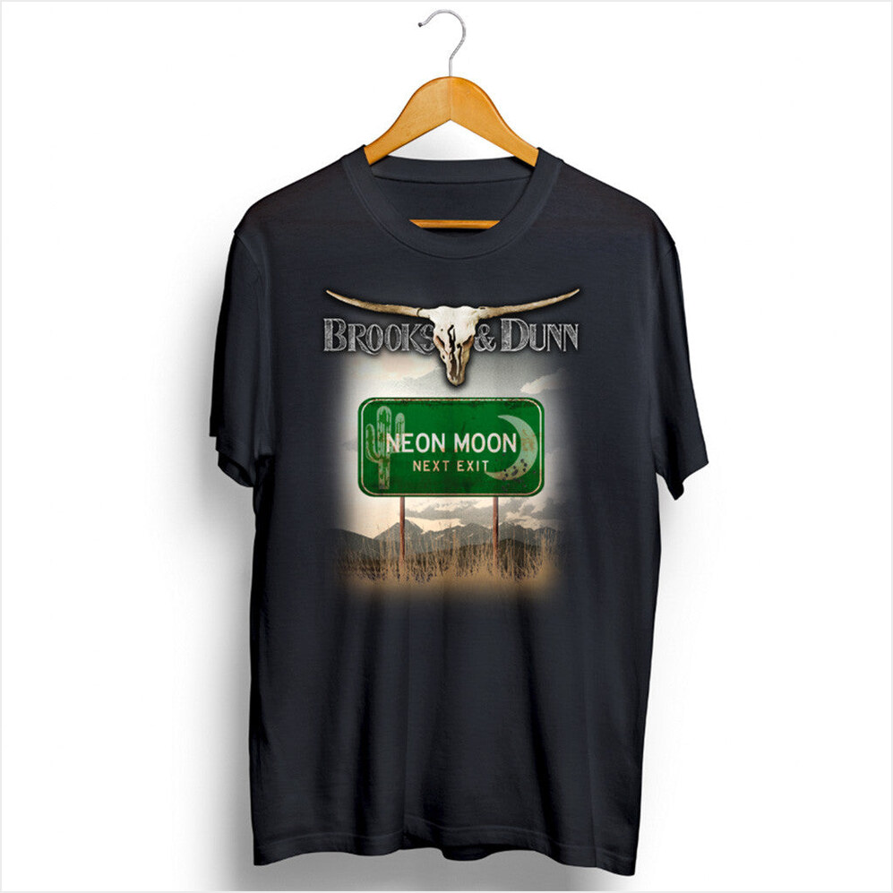 Brooks And Dunn Neon Moon T-Shirt Brooks And Dunn Merch Birthday Gifts For Dad Gifts For Besties