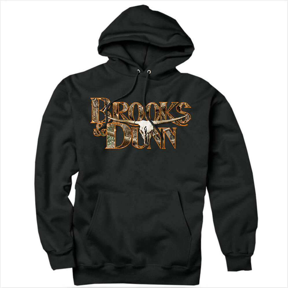 Brooks And Dunn Realtree Camo Black Hoodie Brooks And Dunn Merch Birthday Gifts For Dad