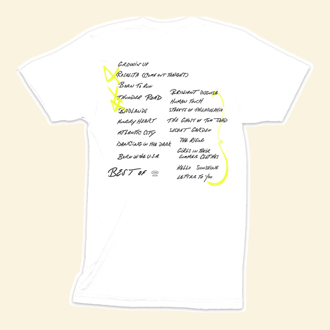Bruce Springsteen T-Shirt Bruce Springsteen Merch Best Of Bruce Springsteen Tee Gifts For Fans