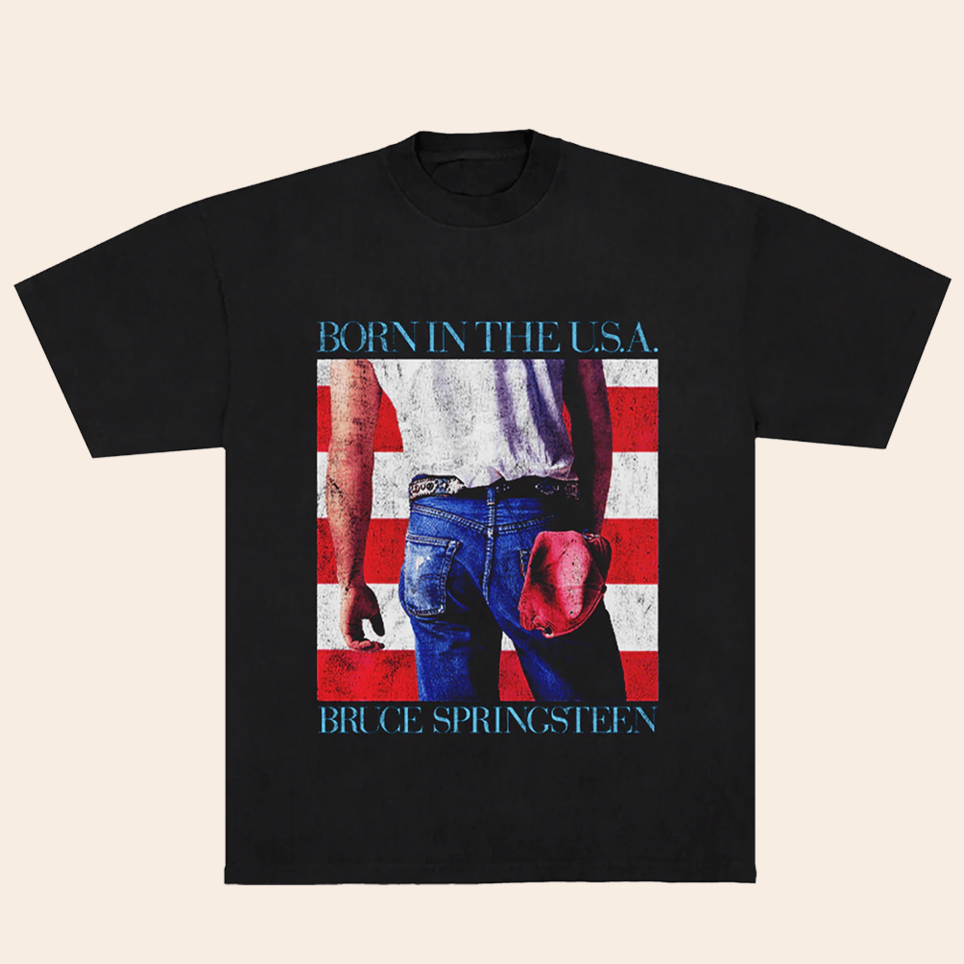 Bruce Springsteen T-Shirt Bruce Springsteen Merch Born In The USA Tee Father's Day Gifts