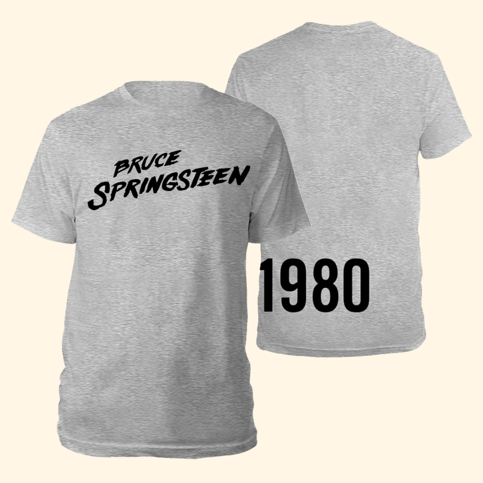 Bruce Springsteen T-Shirt Bruce Springsteen Merch Bruce Springsteen 1980 Tee Cool Gifts For Dad