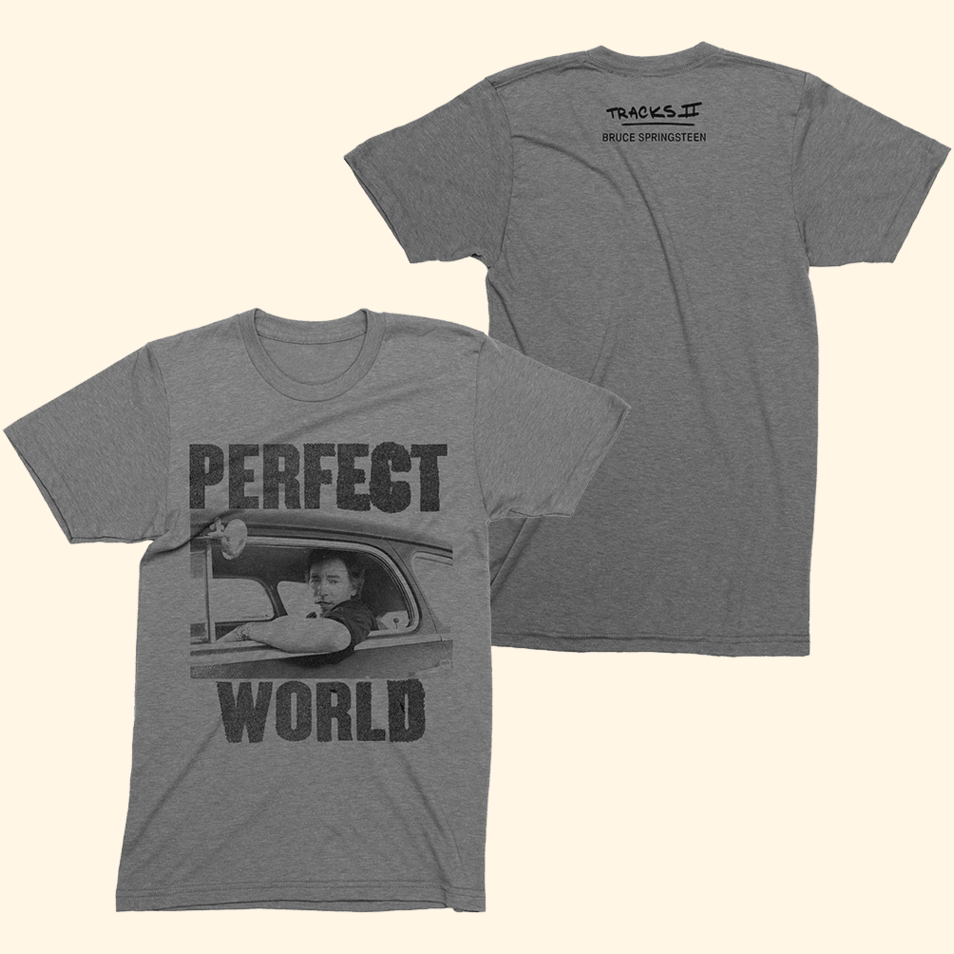 Bruce Springsteen T-Shirt Bruce Springsteen Merch Perfect World Photo Tee Great Gifts For Dad