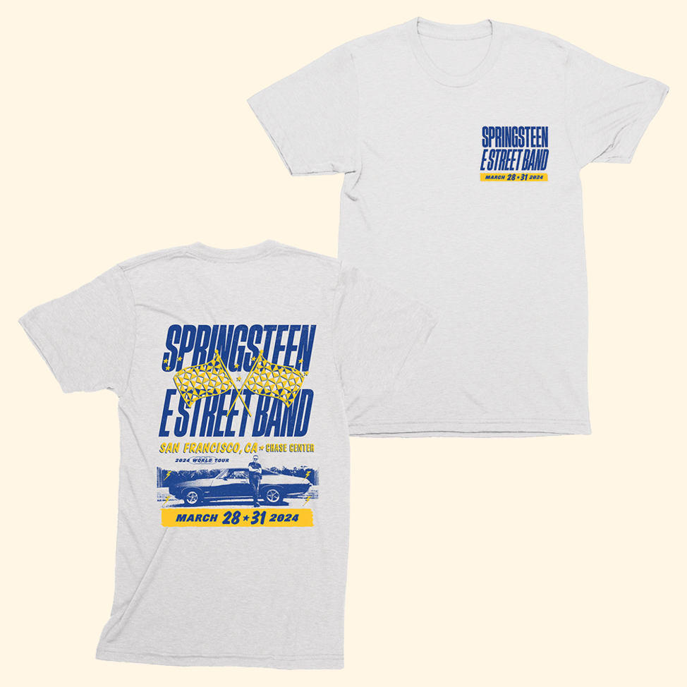 Bruce Springsteen T-Shirt Bruce Springsteen Merch The E Street Band San Francisco 2024 Tour Tee