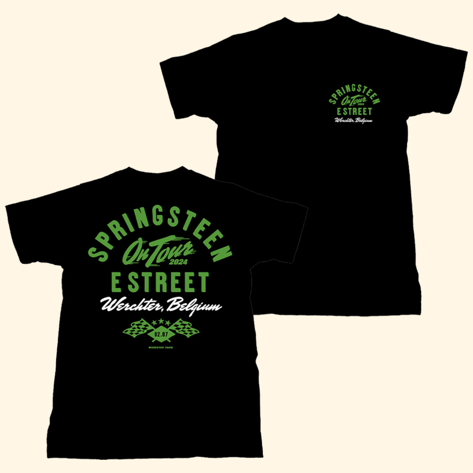 Bruce Springsteen T-Shirt Bruce Springsteen Merch The E Street Band Werchter 2024 Tour Shirt