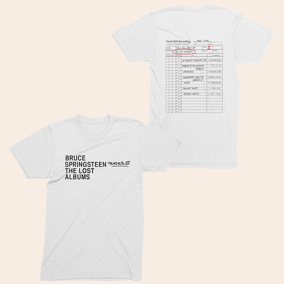Bruce Springsteen T-Shirt Bruce Springsteen Merch The Lost Albums Tee Gifts For Father's Day