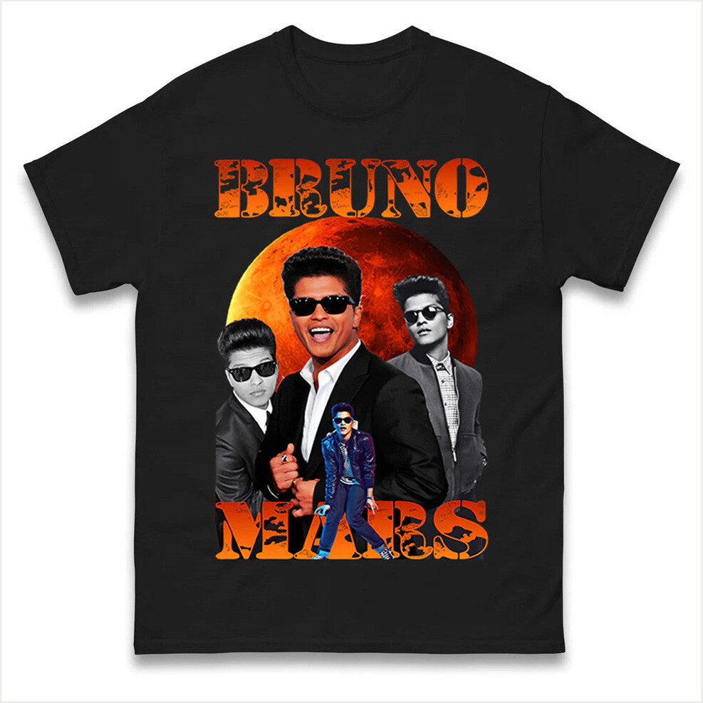 Bruno Mars Bootleg T-Shirt Spoofytees Merch Fans Gift Ideas BFF Birthday Gifts