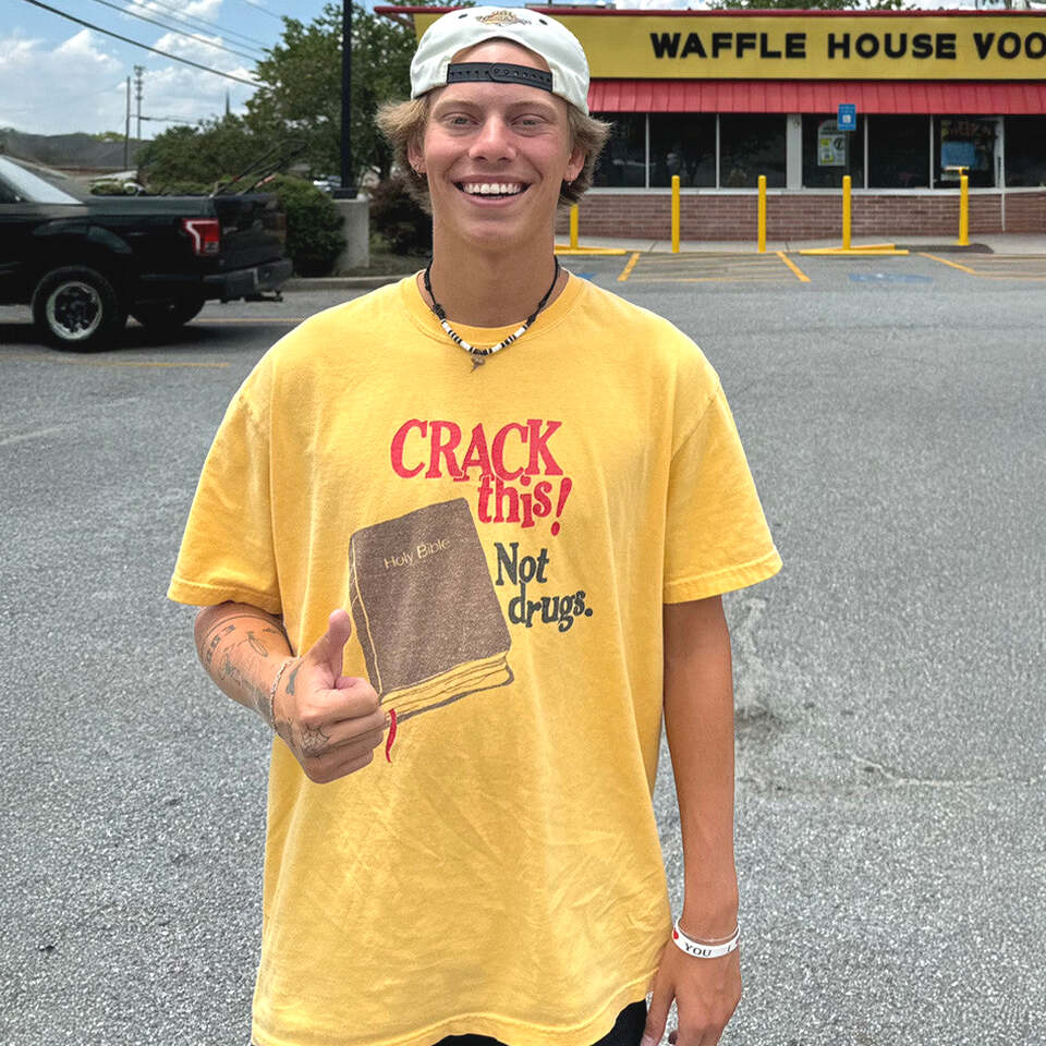 Bryce Crawford Merch Crack This Not Drugs T-Shirt Good Father's Day Presents Gift for Dad