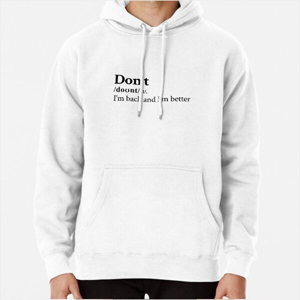 Bryson Tiller Aesthetic Motivational Hip Hop Quote Lyrics White Hoodie Bryson Tiller Merch