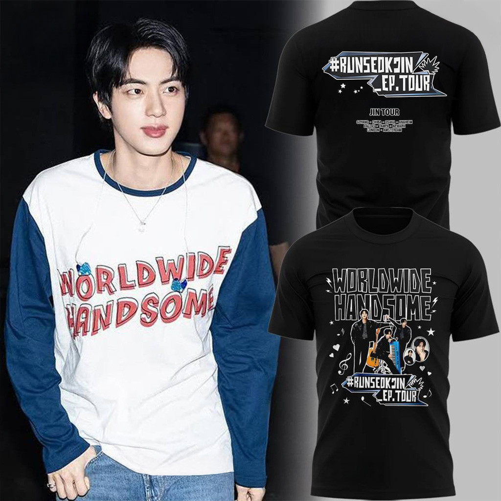 BTS Runseokjin Ep Tour 25 Worldwide Handsome T-Shirt BTS Merch Gifts For Fans