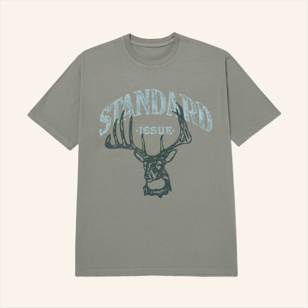 Buck Concrete T-Shirt Standard Issue Tees Merch Present For Husband BFF Birthday Gifts