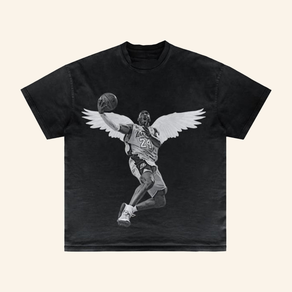 Bucket Culture Merch Kobe Angel Vintage T-Shirt Gifts For Husband