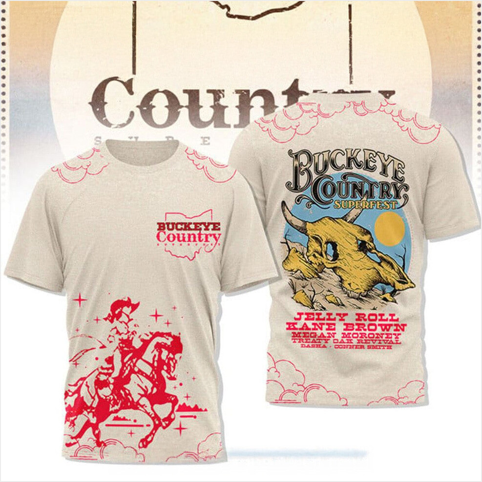 Buckeye Country Super Fest 2025 Shirt Best Birthday Gifts For Music Lovers Gifts For Friends