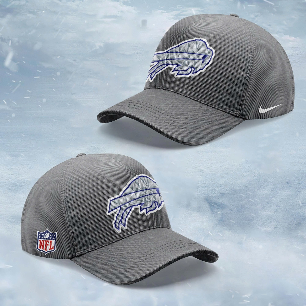 Buffalo Bills 2025 2026 Rivalries Cold Front Cap Black Merch Gift For Sport Fans