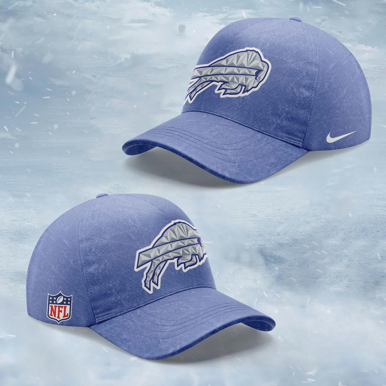 Buffalo Bills 2025 2026 Rivalries Cold Front Cap Pattern Football Merch Gift For Fans