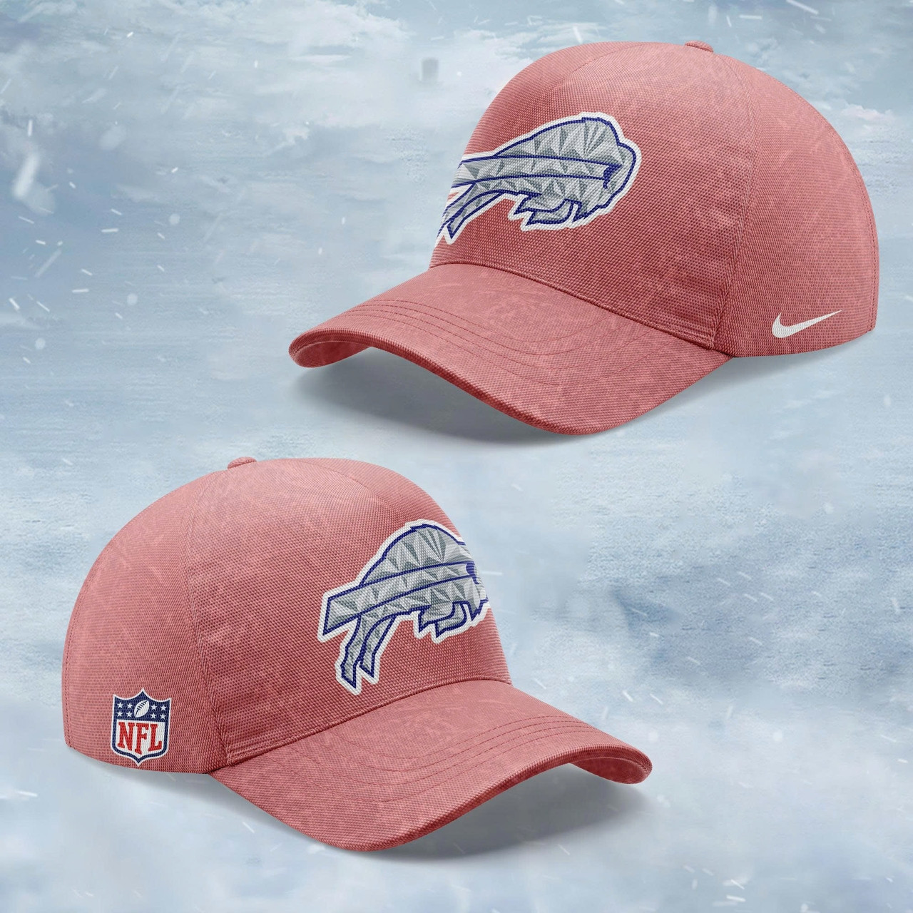 Buffalo Bills 2025 2026 Rivalries Cold Front Cap Red Unique Merch Gift For Football Enthusiasts