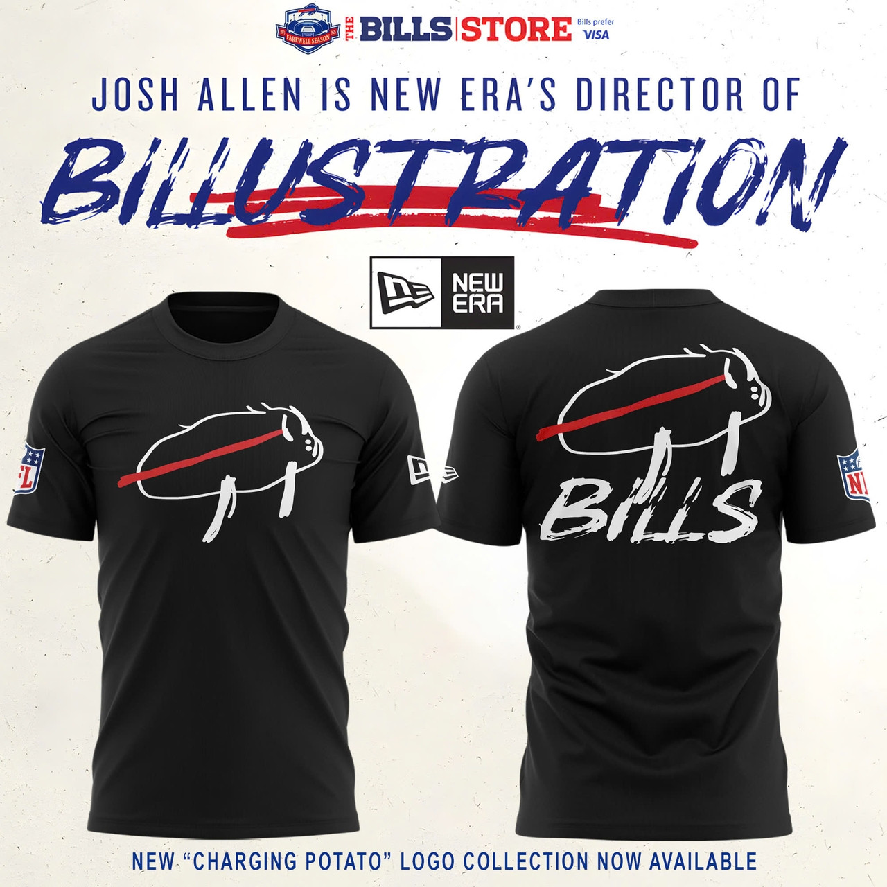 Buffalo Bills 2025 Football Logo Tshirt Black Unique Merch Gift For Sport Collectors