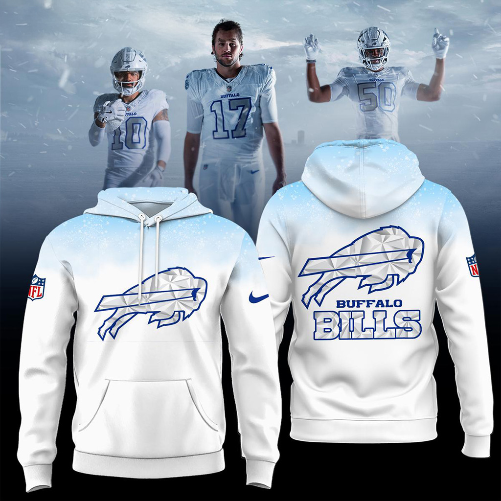 Buffalo Bills Cold Front Rivalries Uniform 2025 Hoodie Buffalo Bills Merch Cool Baseball Gifts