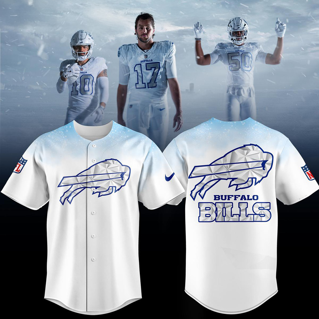 Buffalo Bills Cold Front Rivalries Uniform 2025 Jersey Buffalo Bills Merch Gifts For Fans