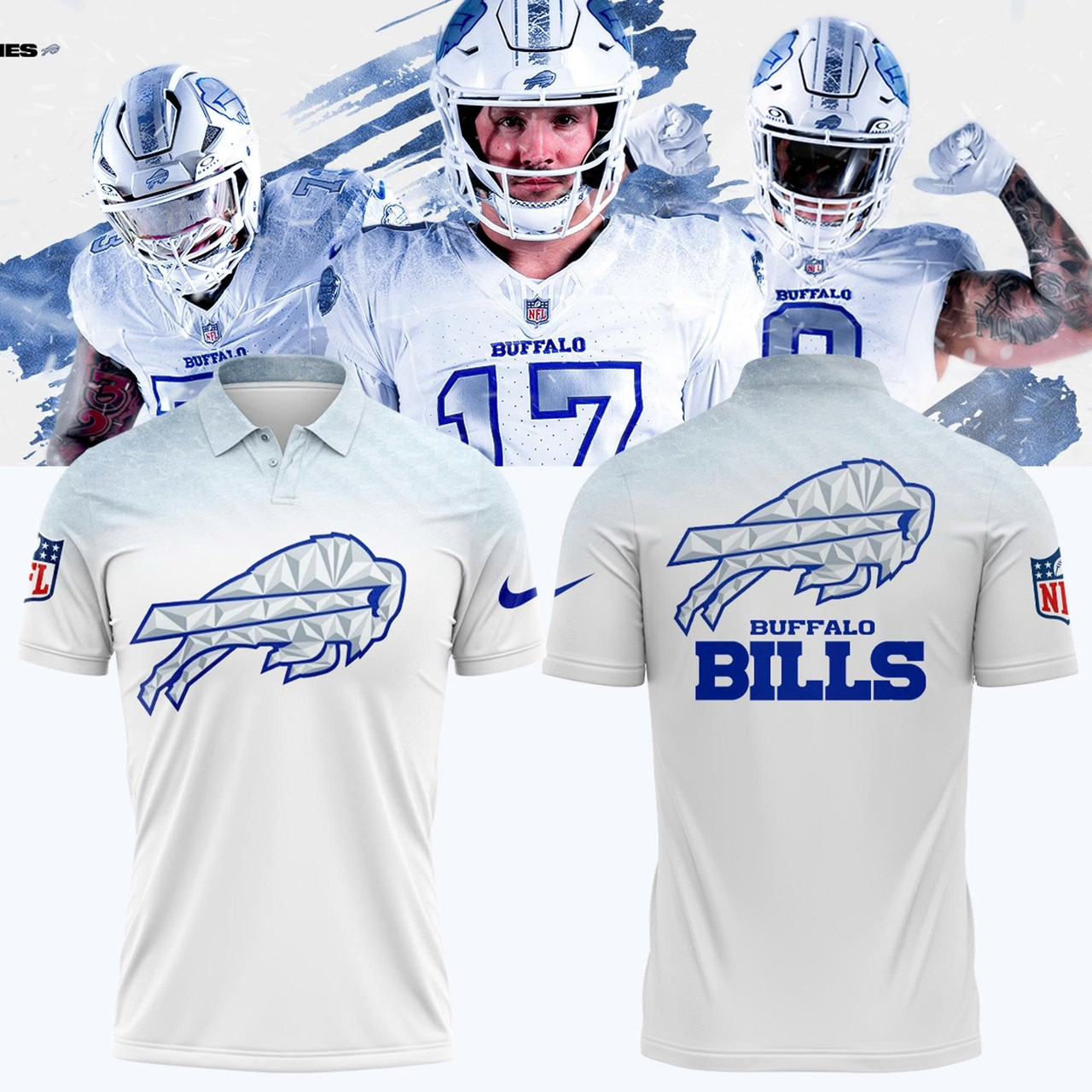 Buffalo Bills Football Rivalries 2025 Polo Best Football Fan Merch Present