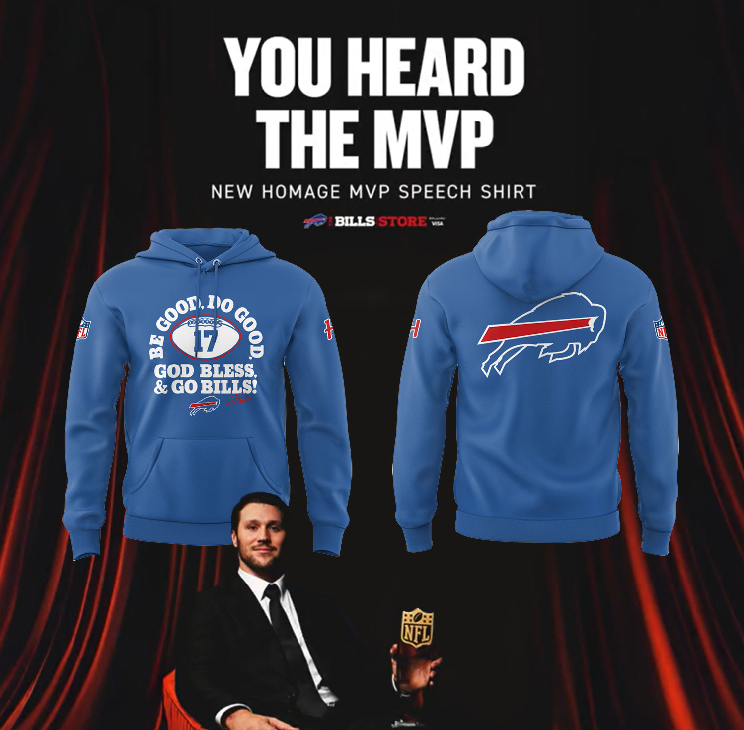 Buffalo Bills God Bless And Go Bills Hoodie Gift Ideas For Football Lovers